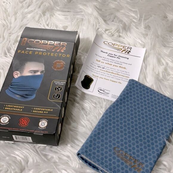 🟢3 items for $20——-COPPER Fit face protector blue NEW OSFM - Picture 5 of 7